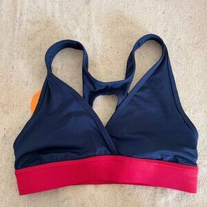 Handful Woman's The Fav Bra Night Swim Navy Sports Bra Sz xs